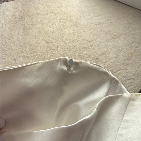 Park & Fifth Strapless Brodie White Dress - Picture 7 of 8